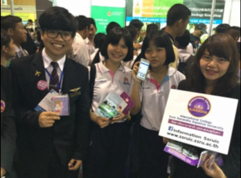 SSRUIC arranged an Exhibition Booth of
educational guidance at International
Convention Hall  Songkhla Nakarindra
University, Songkhla