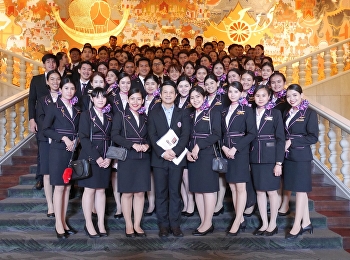 Airline Business Program SSRUIC Bring
students to study and practice  at
Anantara Bangkok Hotel