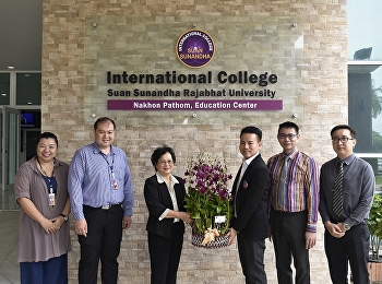 คณบดีวิทยาลัยนานาชาติ
ร่วมแสดงความยินดีกับ ผู้ช่วยศาสตราจารย์
กรรนภัทร กันแก้ว
ในการได้รับตำแหน่งทางวิชาการ เมื่อวันที่
21 มีนาคม 2561