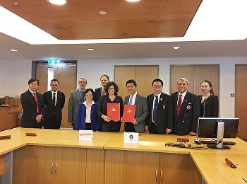 Signing Memorandum of Understanding
(MOU)  With Griffith University in
Australia