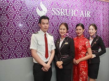 In-flight Service is a challenging
project for 4th year students of Airline
Business Program who attend the class of
Cabin Crew Management. News.