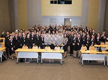 Airline Business students SSRUIC Joined
the Thai Airways International
Internship orientation